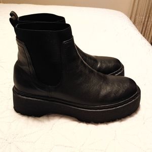 Platform Slip-On Boots